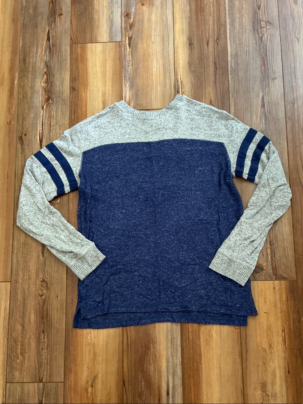 Boys  Blue and Gray Colorblock Sweater